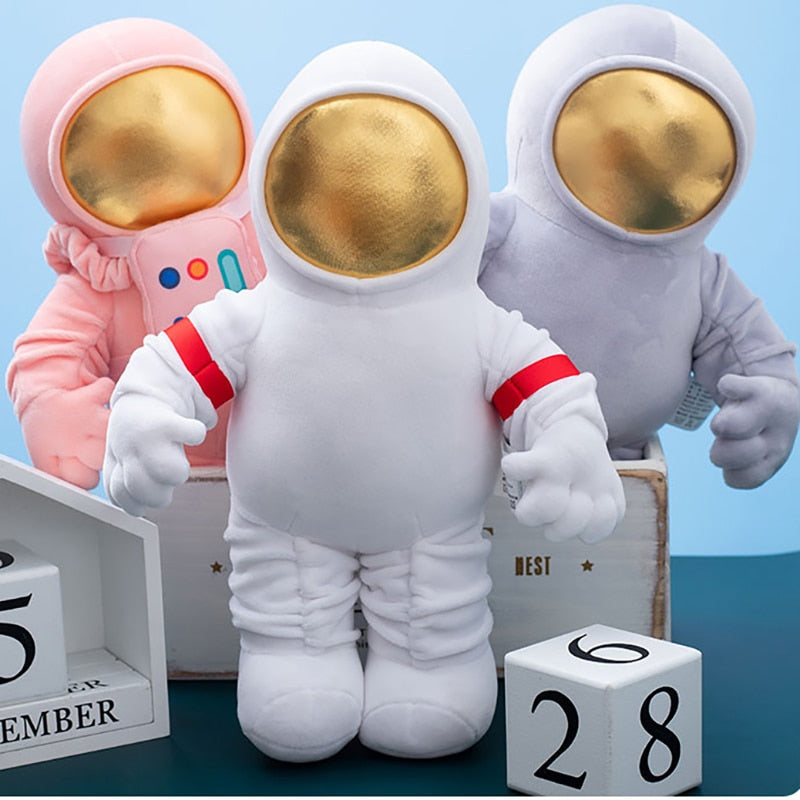 Plush Astronaut and Spaceship Toy Stuffed Soft Science Fiction Type Soft Doll Kids Toys Creative Toys Children Birthday