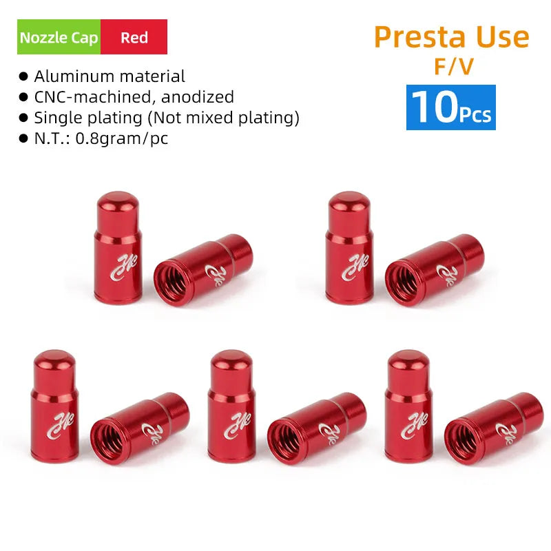 Bicycle Presta Valve Core Brass Material CNC-machined Nickel-Plated for MTB Road Tubeless Rim Nozzle Optional Metal Tool O-Ring