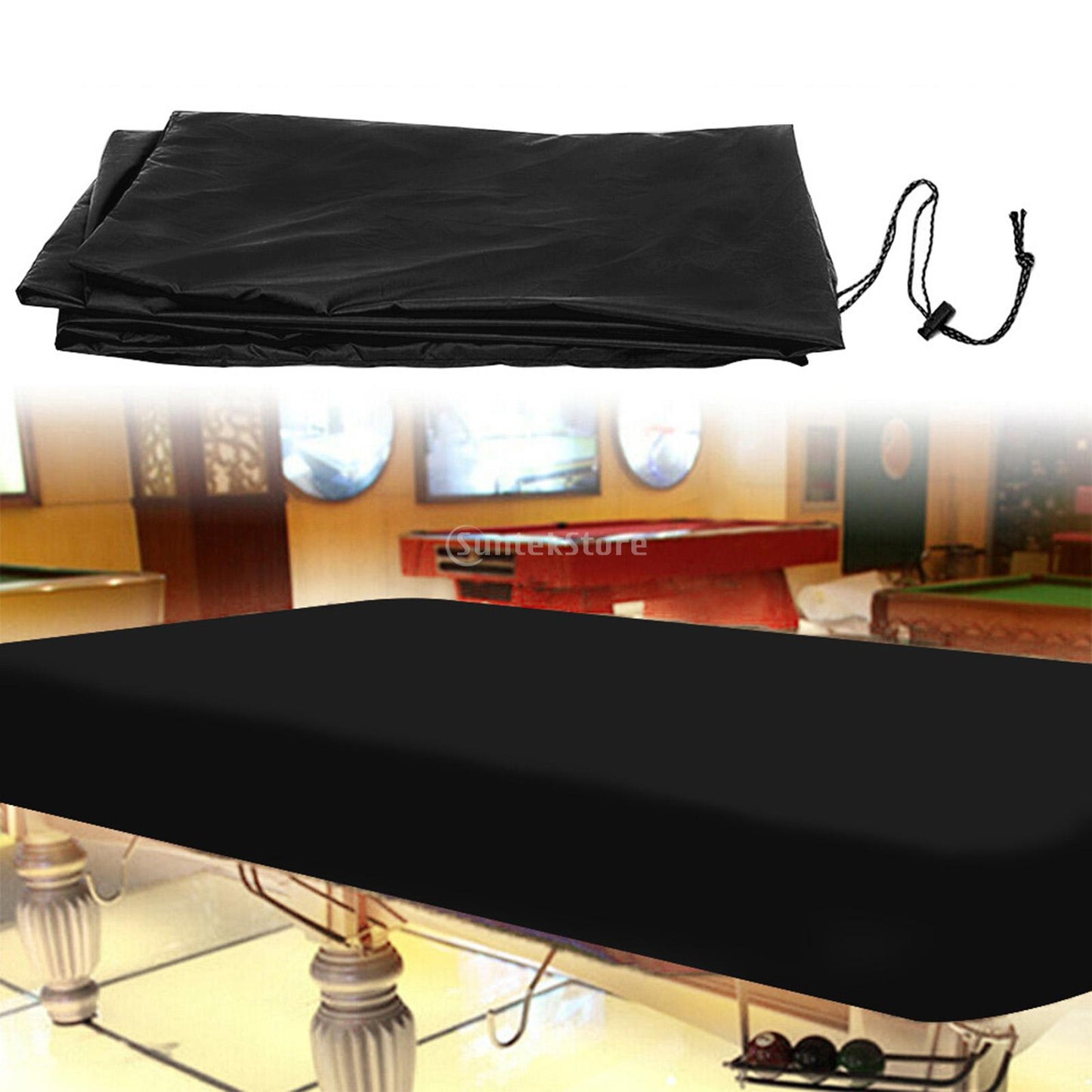 Professional 9 Ft Pool Table Felt + 6 Felt Strips Billiard Snooker Cloth Felt for 9 Foot Table 0.6mm Billiards Accessories