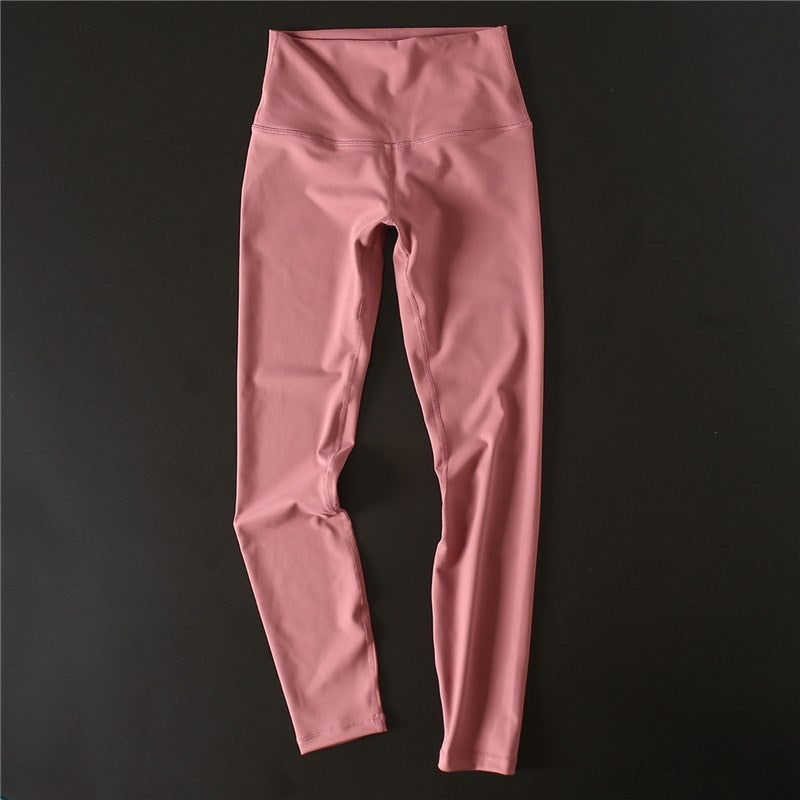 Super Stretchy Gym Tights Tummy Control Yoga Pants With Hidden Pocket High Waist Sport Leggings Push Up Running Pants Women