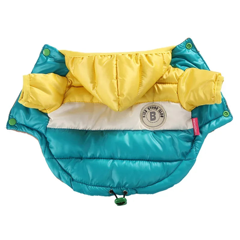 Autumn Winter Pet Clothes for Dogs Waterproof Hooded Dog Coat Jacket Warm Puppy Pet Clothing Chihuahua French Bulldog Clothes