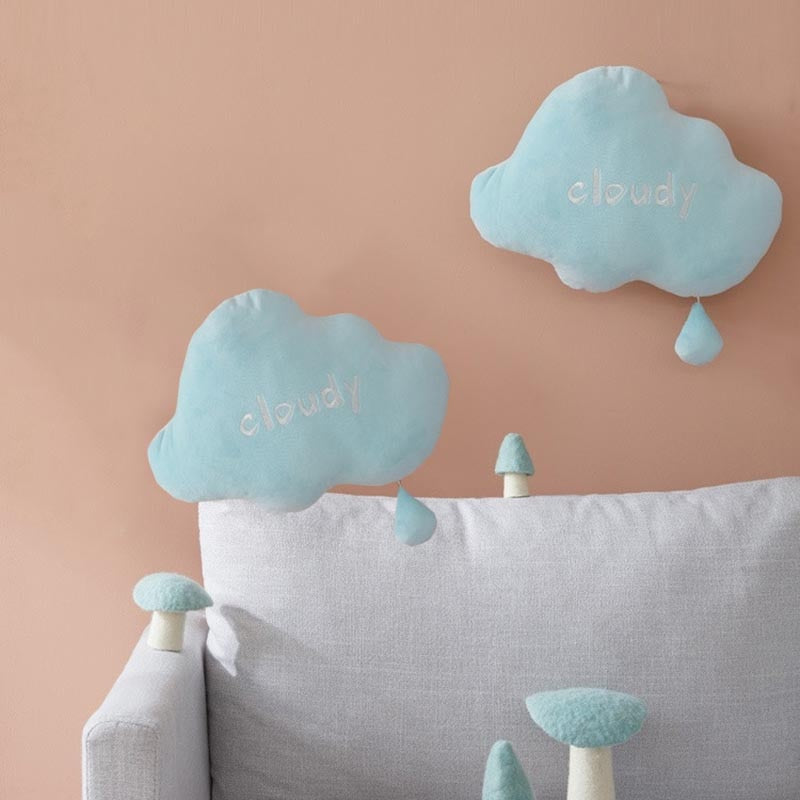 New Arrival Plush Rainbow Cloud Sun Toy Home Decoration Rainbow Cloud Pillow Cute Creative Weather Throw Pillow Kids Toys
