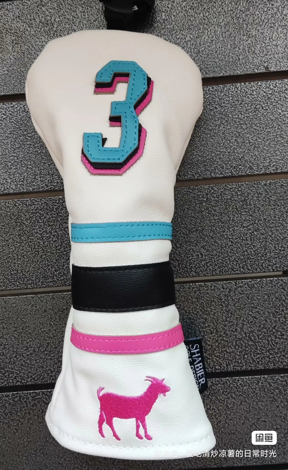 Golf Driver Headcover With Tail for Man Women PU Leather Cartoon Style Lovely Golf Driver Cover