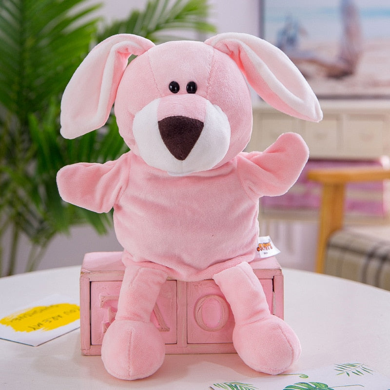 30cm Cute Whole Body Animal Hand Puppet Plush Toy Kindergarten Story Interactive Props Parent-Child Game Glove Dolls