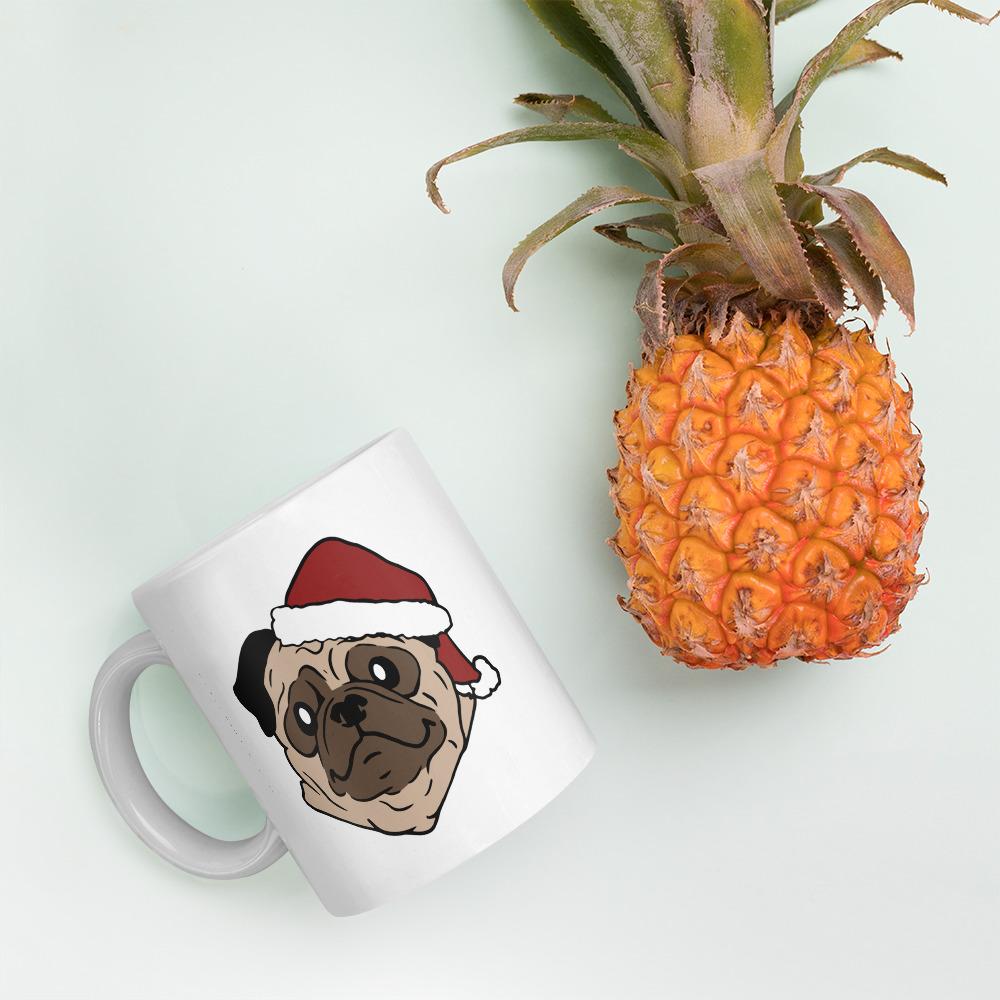 Vinny the Pug Christmas Mug #4
