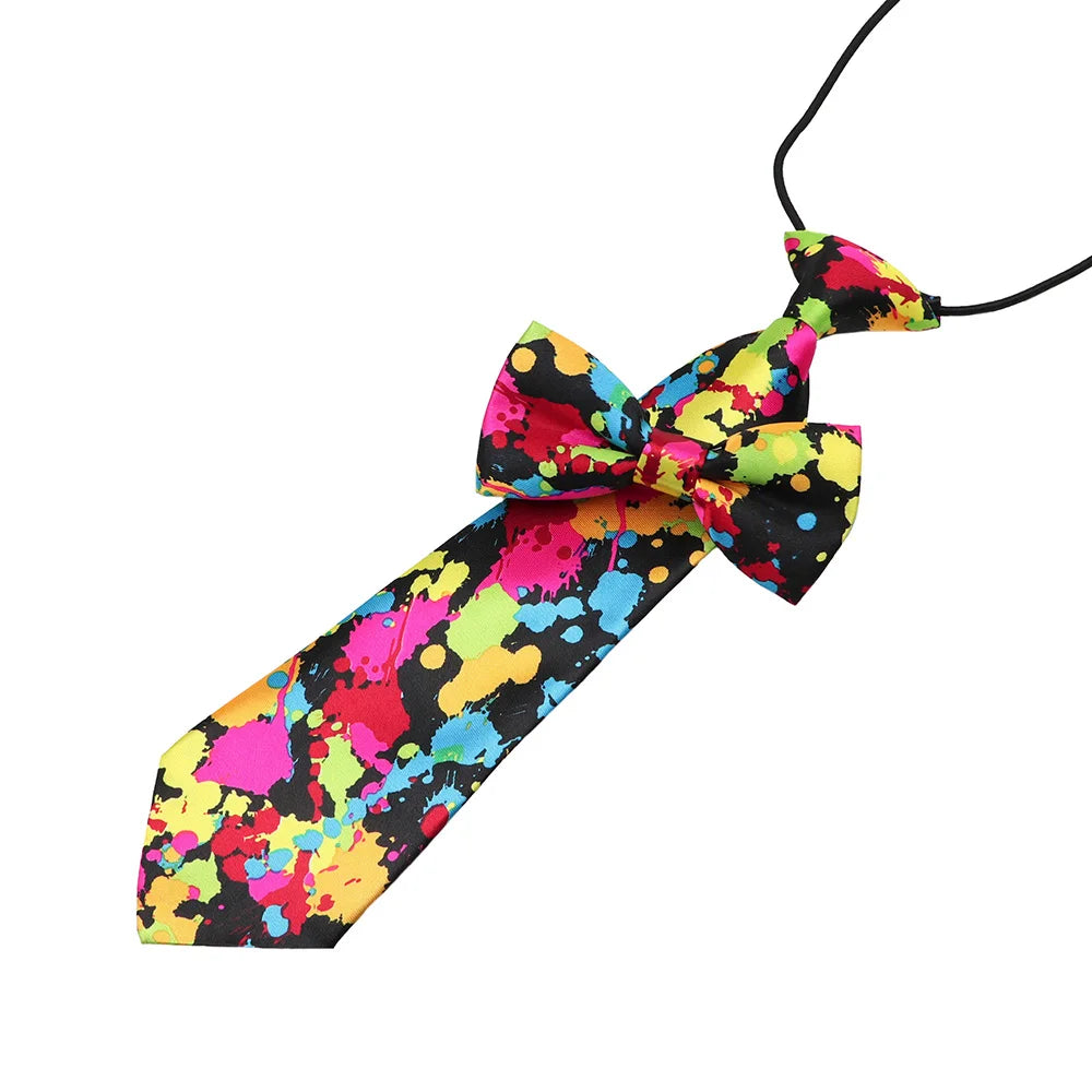 Fashion School Boys Bow Tie Set Children Kids Baby Colorful Elastic Music Piaon Necktie Butterfly Design Cute Bowtie Accessory