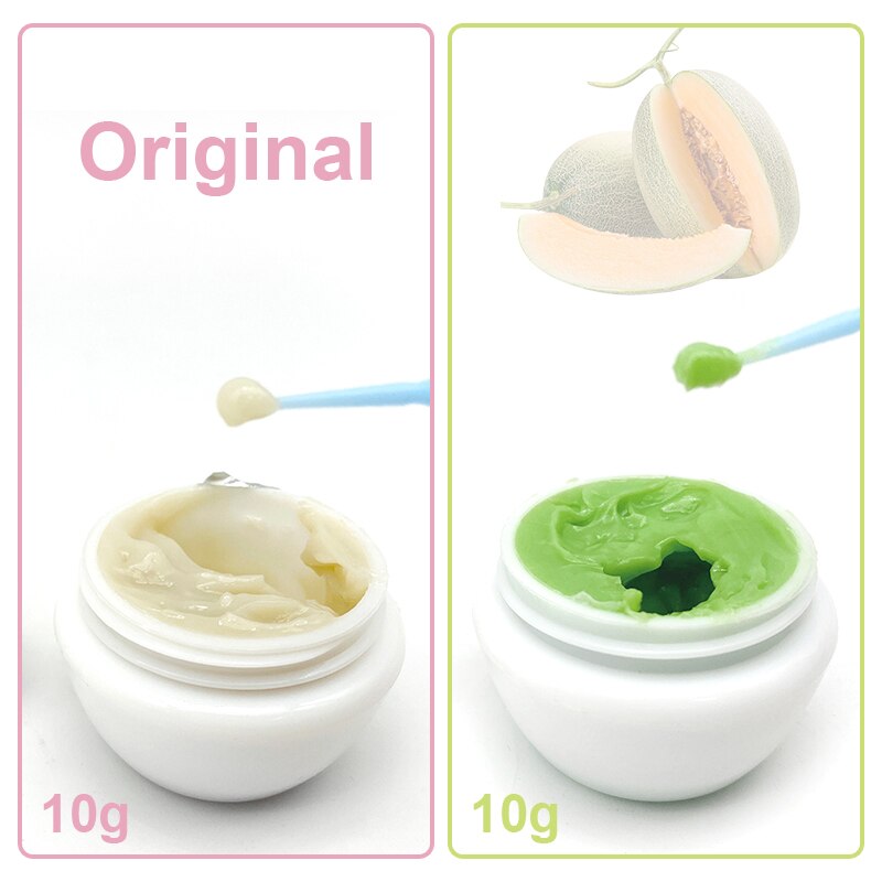 NATUHANA 10g/15g Grafting Eyelash Extension Glue Cream Remover Non-Irritating Plant Lashes Gel Remover Adhesive for Makeup Tools