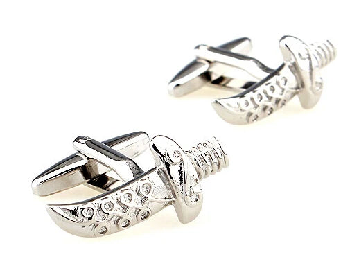 Cufflinks Retail Novelty Sail Design Blue White Color Sport Series Cufflinks for Men Cuff Links