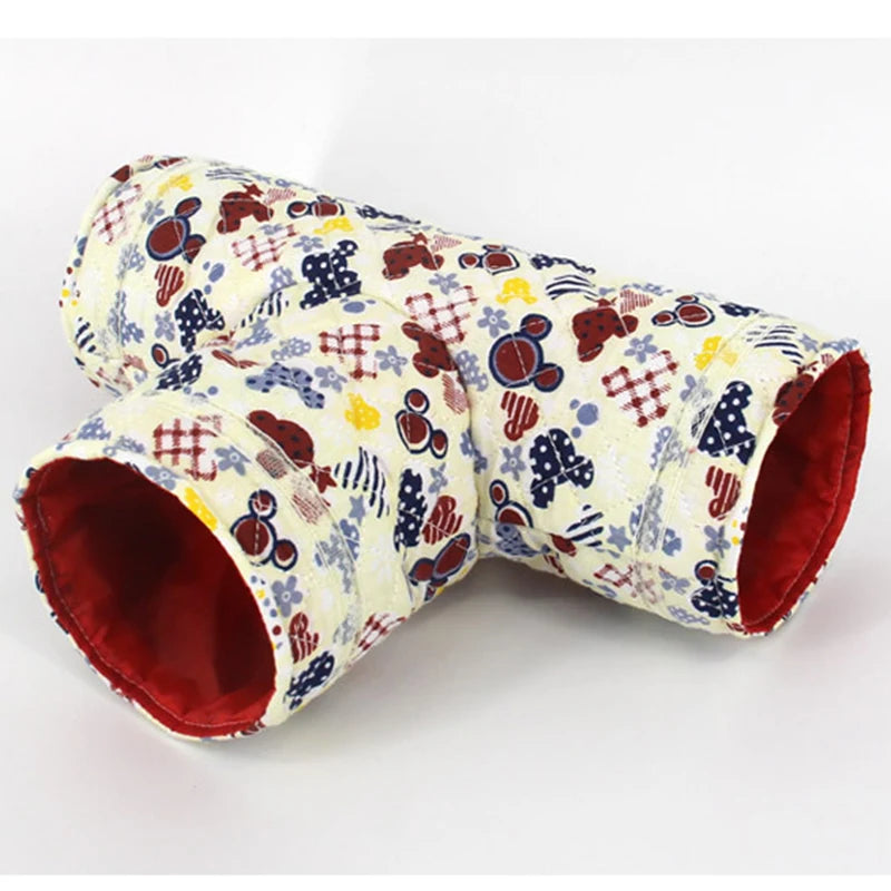 Mini Hamster Guinea Pig Tunnel Toy Pet Cages Hedgehog Tube Chinchilla House Cave Small Animals Pet Products Rat Mouse Funny Toy
