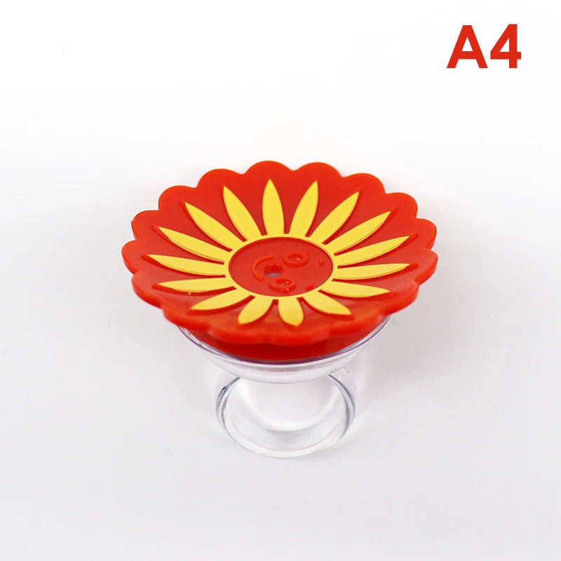 New Plastics Bird Water Feeder Bottle Hanging Hummingbird Feeder Garden Outdoor Plastic Flower Iron Hook Pet Bird Supplies 2021