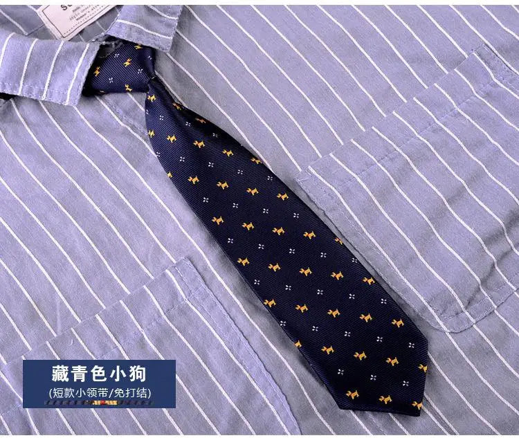 28*6cm Gravata Boys Girls Children's Tie School Class Dance Costume Accessories Band Cartoon Student Tie Necktie Neckcloth