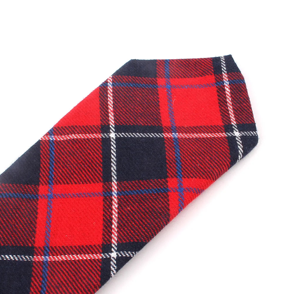 Fashion Women Neck Tie for Christmas Cotton Boys Girls Ties Slim Plaid Necktie for Casual Novelty Tie Rubber Neckties