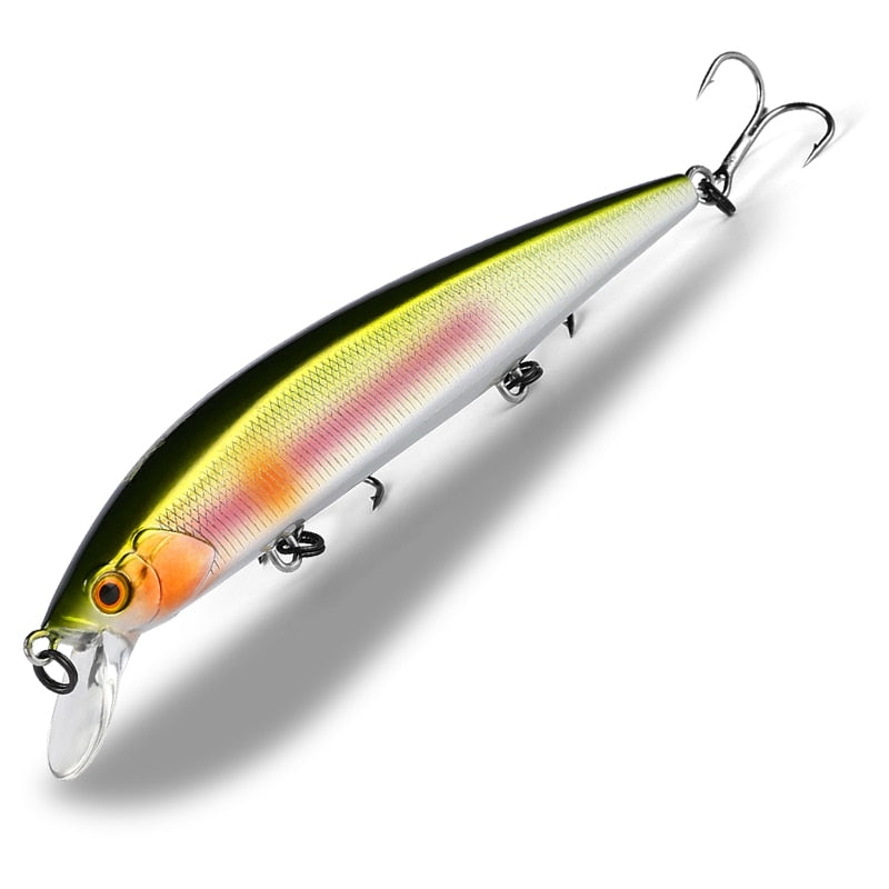 BEARKING 110mm 16g Hot Fishing Tackle A+ Tungsten System Fishing Lures Minnow Bait Suspending Bait 16colors for Choose
