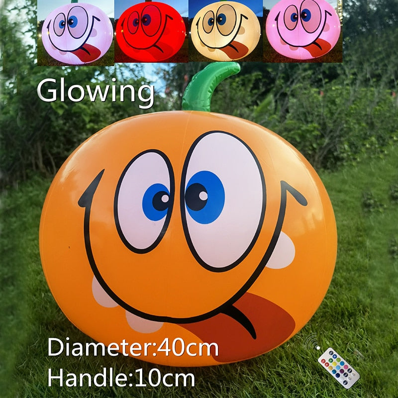 Large Christmas Halloween Outdoor Decoration Thick Inflatable Pumpkin PVC Hanging Halloween Party Bar Haunted House Decoration