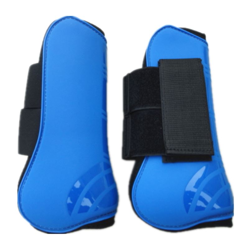 Horse Tendon Boots Polyurethane Blue Whit Red Black Shell Neoprene Lining Jumping Protective Boot