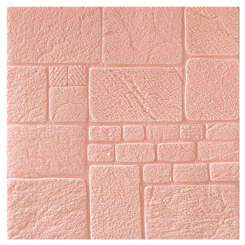 3D Wall Stickers Thick Sandstone Self-Adhesive Wallpaper Brick Pattern Collision Living Room Wall Stickers Bedroom Net Red Room
