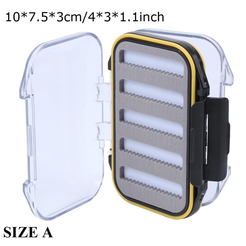 Maximumcatch Fly Box Waterproof Slit Foam High Density 4 Size Fly Fishing Tackle Box