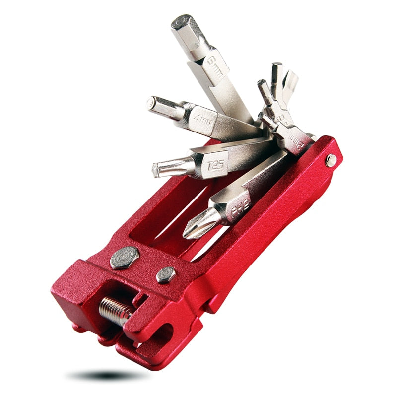 Bicycle Repair Tools Kit Hex Spoke Cycling Screwdrivers Tool Tyre Lever Allen Wrench MTB Mountain Bike Multitool Cycling Tools
