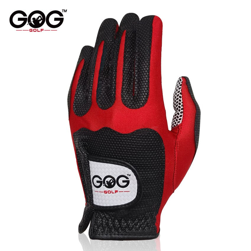 GOG Golf Gloves Professional Magic Tape Pu Slip-Resistant Design Breathable Left