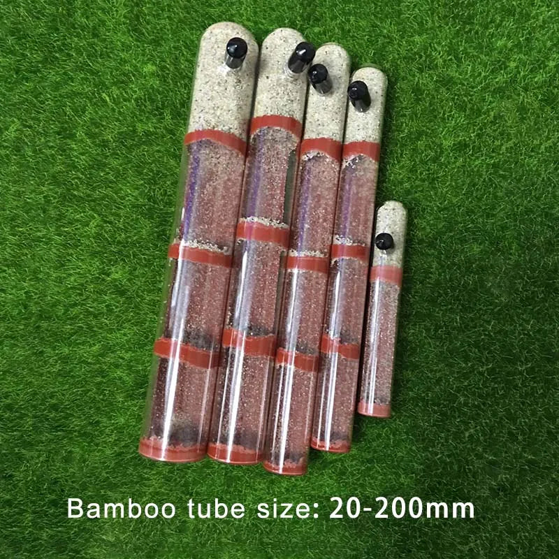 DIY Ecological Ant Farm Bamboo Test Tube Ant Nest Various Sizes Tubes Ant House for Pet Anthill Workshop Queen Ant Home