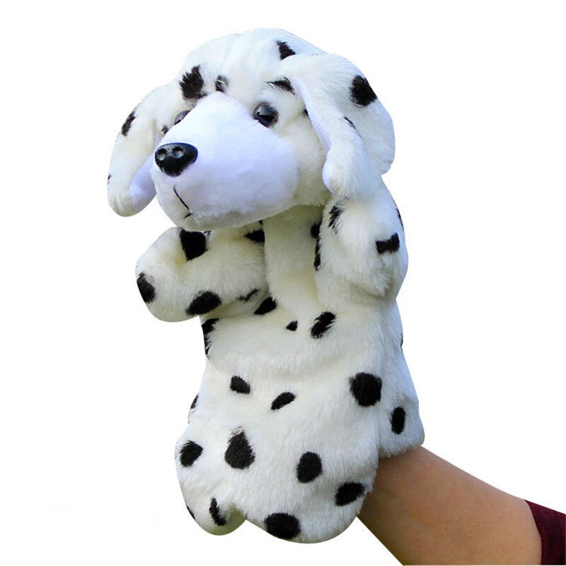 Animal Hand Puppet Dog Dolls Plush Hand Doll Early Education Learning Baby Toys Marionetes Fantoche Puppets for Telling Story