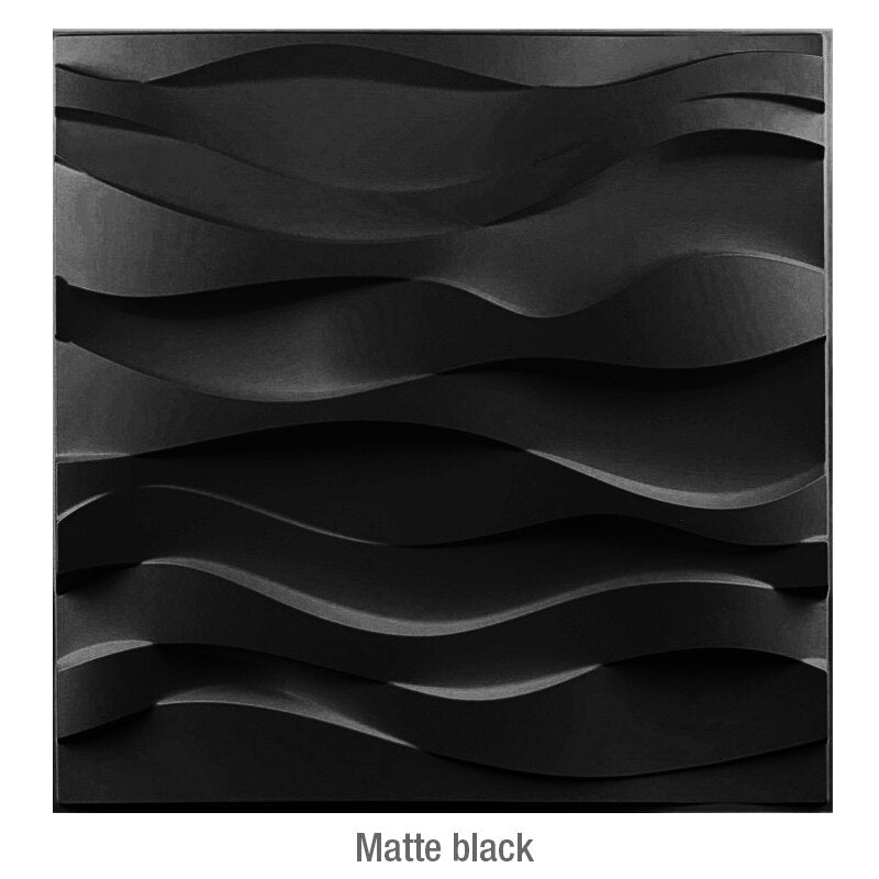 9.8ft/3m 12pcs 50x50cm 3D Wall Sticker Decor Blinds Line Living Room Wallpaper Mural Waterproof 3D Wall Panel Bathroom Kitchen