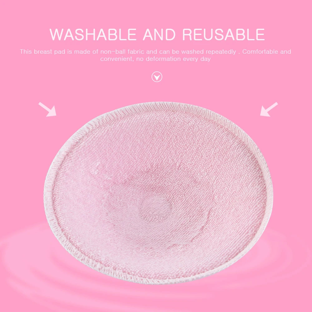 2/4 PCS Surface Cotton + Sanitary Sponge Reusable Breast Nursing Pads Soft 3D Cup Washable Pad Baby Breastfeeding Accessor
