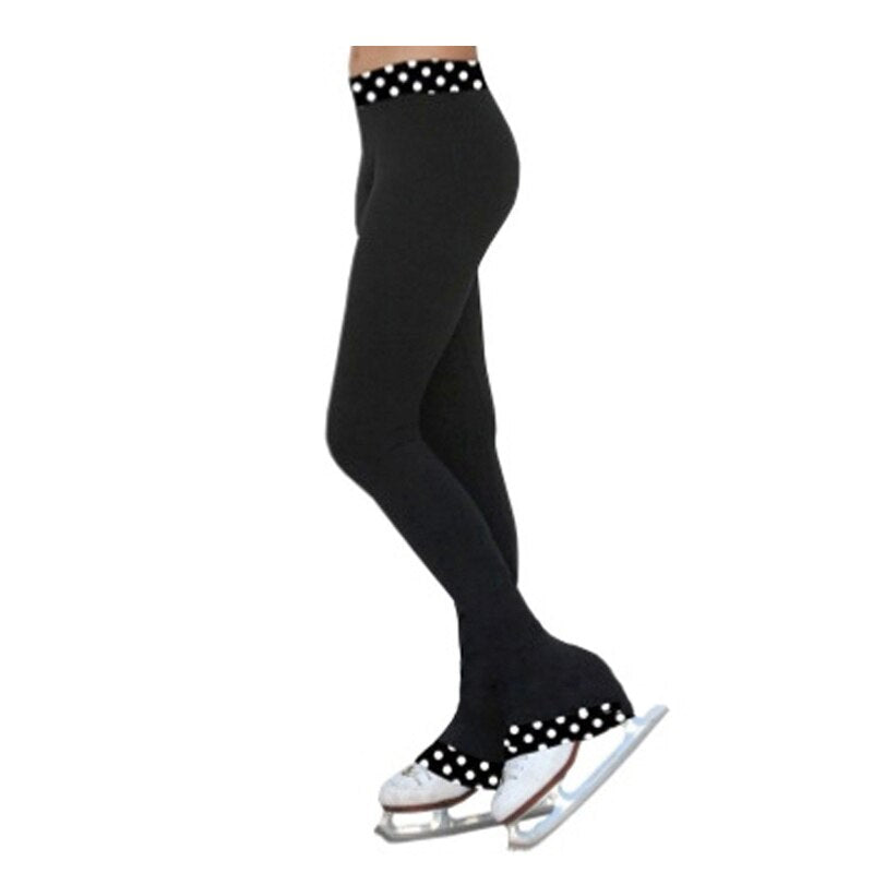 Women's Training Figure Skating Enters the Competition Pants Patinaje Tight and Warm Artistic Gymnastics Performance Suit