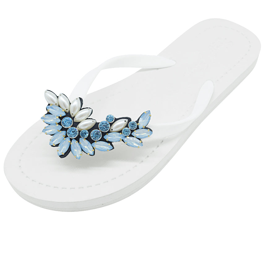 Manhattan Pearl- Flat Flip Flops Sandal