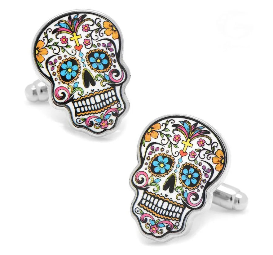 Skull Cufflinks 28 Vintage Skeleton Designs Men's Designer Cuff Links