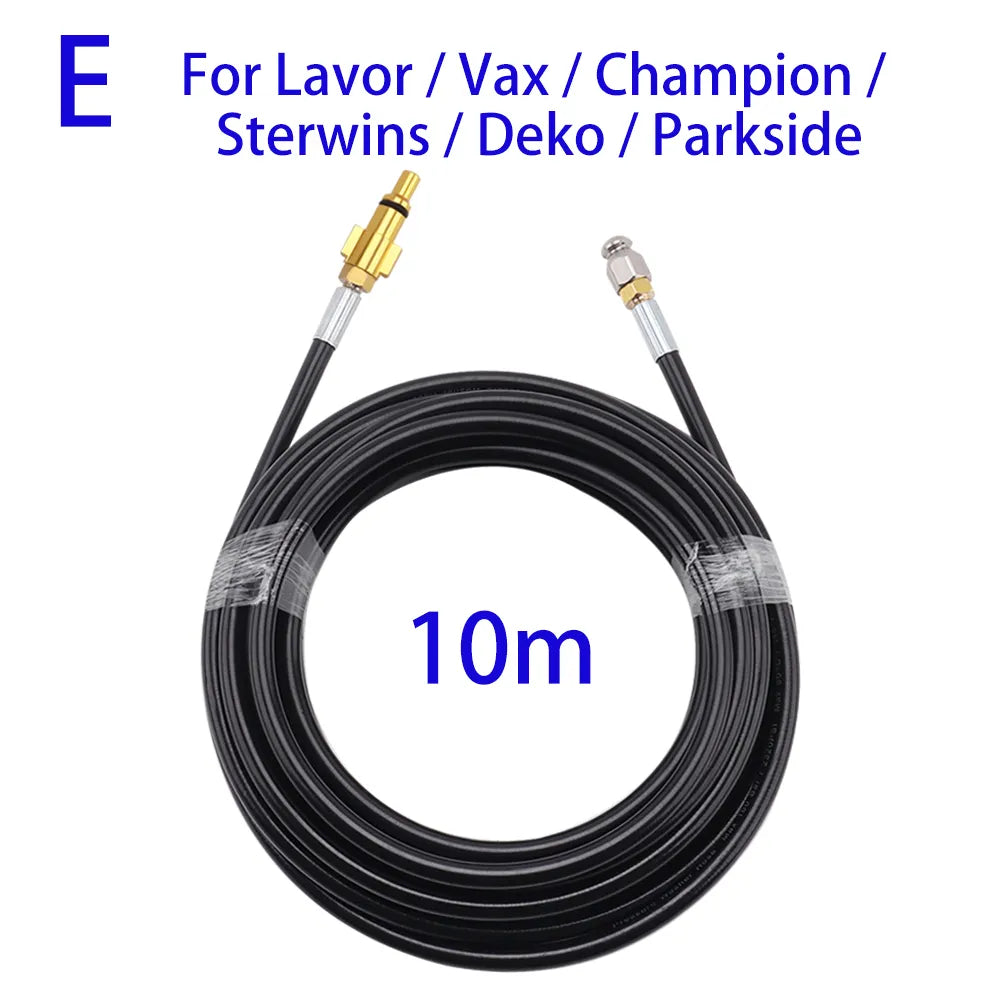 Sewer Drain Water Cleaning Hose Pipe Cleaner for Karcher Interskol Huter Hammer Nilfisk STIHL Bosch Lavor High Pressure Washer