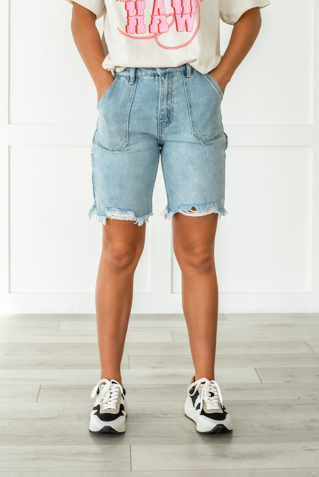 Mattie Ultra High Rise 90's Boyfriend Shorts