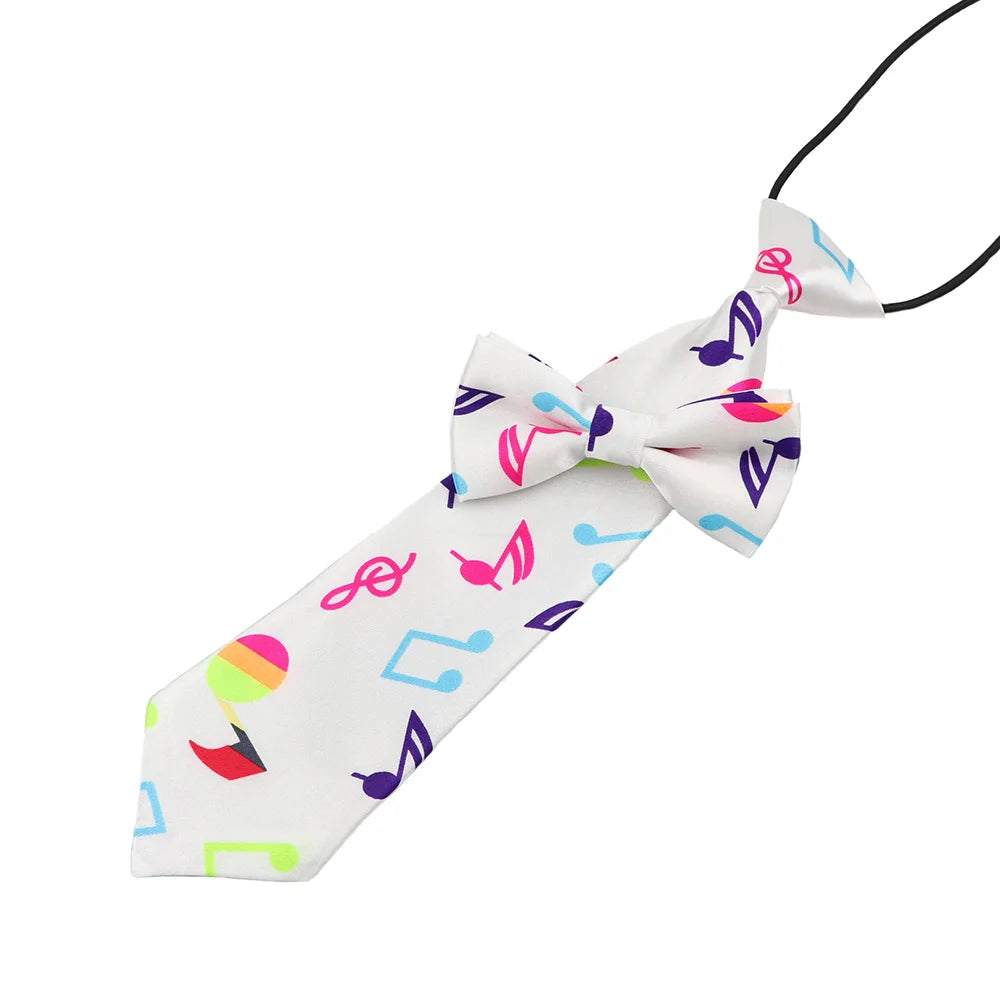 Fashion School Boys Bow Tie Set Children Kids Baby Colorful Elastic Music Piaon Necktie Butterfly Design Cute Bowtie Accessory