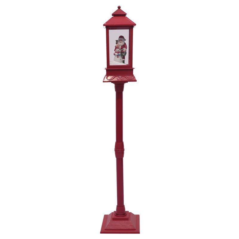 Christmas Decorations Western Style Snow Street Light With Music Merry Christmas Decoration for Garden
