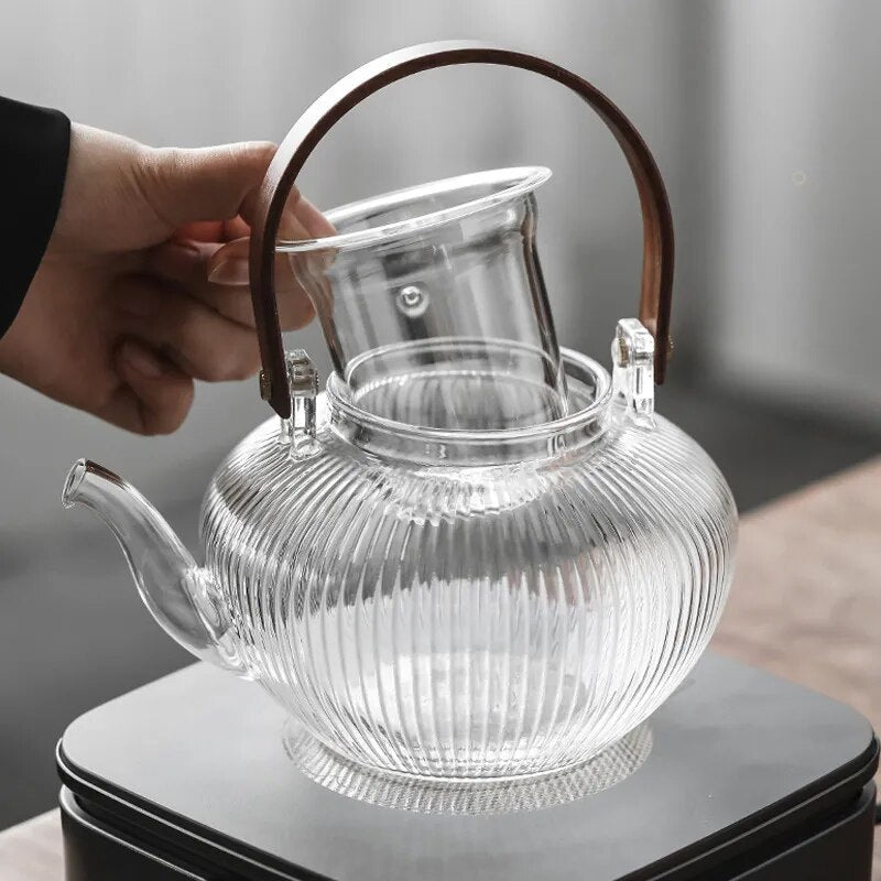 800Ml Gong Fu Tea Set Electric Tea Kettle Womb Tea Milk Oolong Tea Infuser Chine