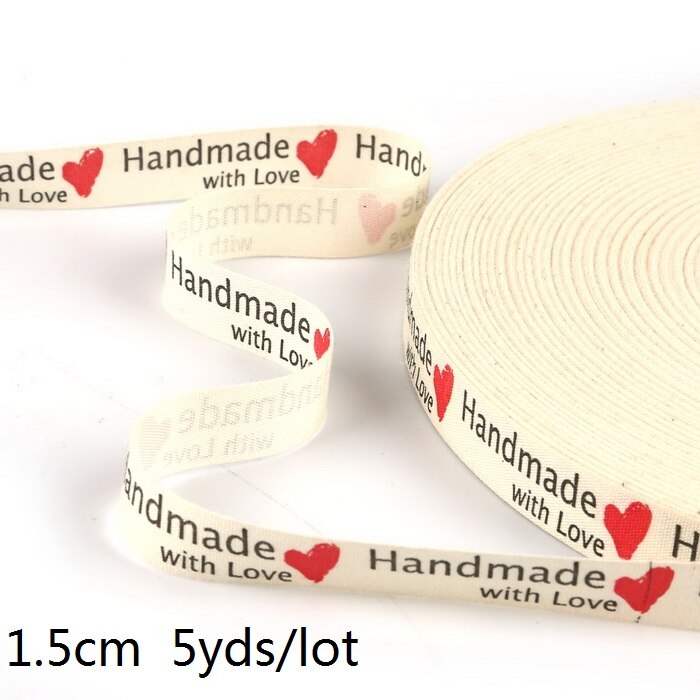 5yards Cartoon Printed Cotton Ribbons Hairbows Christmas Decoration for Home Gif