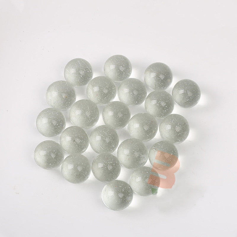 16mm Glass Marbles Balls Charms Clear Pinball Machine Home Decor for Fish Tank Vase Aquarium Toys for Kids Children 10PCS