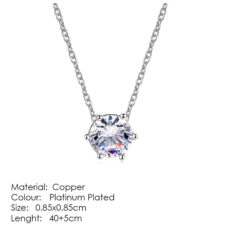 ZHOUYANG Pendant Necklaces Jewelry for Women Rose Gold Color Chain Jewellery Heart Necklace Cubic Zirconia N388