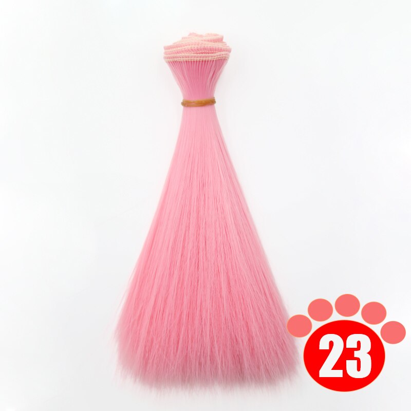 Msiredoll Bjd Wig 15*100CM or 20*100CM or 25*100CM Doll Hair for 1/3 1/4 1/6 Straight Hair Doll Hair Bjd Wig Diy