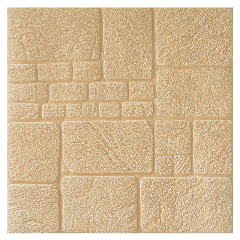 3D Wall Stickers Thick Sandstone Self-Adhesive Wallpaper Brick Pattern Collision Living Room Wall Stickers Bedroom Net Red Room