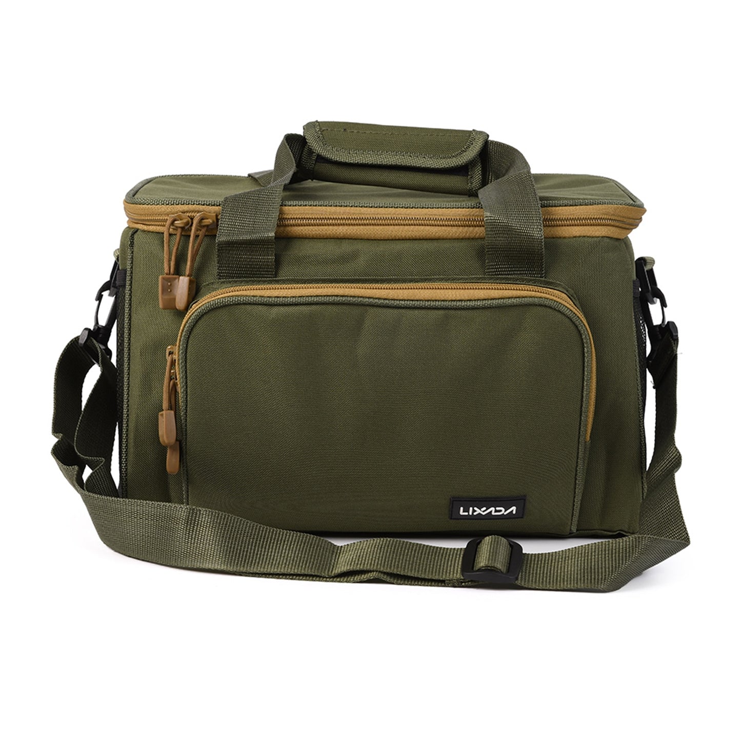 Lixada Fishing Bag Portable Multifunction Canvas Fishing Lure Reel Shoulder Waist Backpack Bag for Carp Pesca 37 * 25 * 25cm