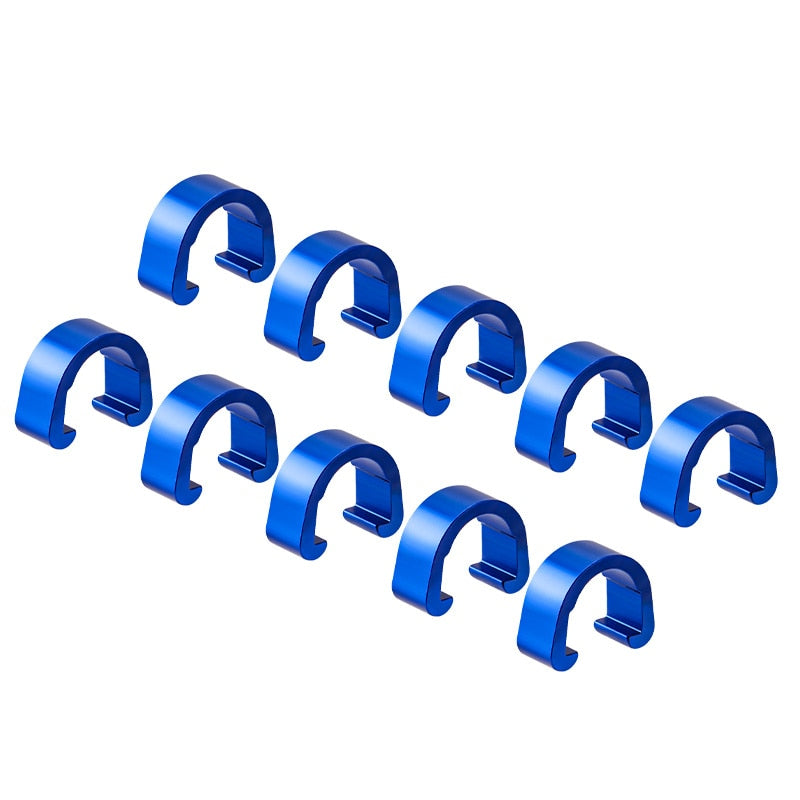 MUQZI 10Pcs MTB Bike Bicycle Frame U Buckle for Brake Cable Housing Hose Tube Shifter Cable Guides Button Fixed Tubing Clips
