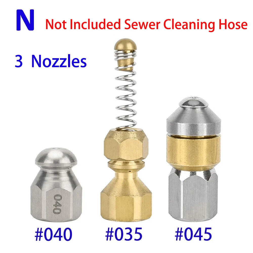 Sewer Drain Water Cleaning Hose Pipe Cleaner for Karcher Interskol Huter Hammer Nilfisk STIHL Bosch Lavor High Pressure Washer