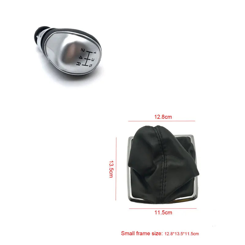 5/ 6 Speed Gear Shift Knob With Leather Boot for Ford Focus MK2 II FL 2005 2006 2007 2008 2009 2010 2011 2012 2013 2014