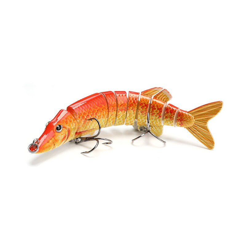 VTAVTA Artificial Pike Lure Bait Multi Jointed Bait 12.5cm 20g Lifelike Crankbaits Fishing Wobblers Swimbait Sea Fishing Lure