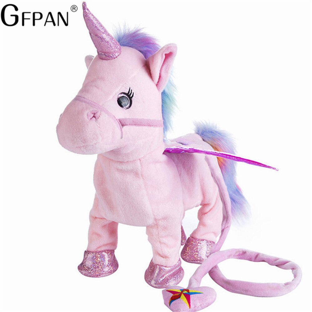 2020 1pc Electric Walking Unicorn Plush Toy