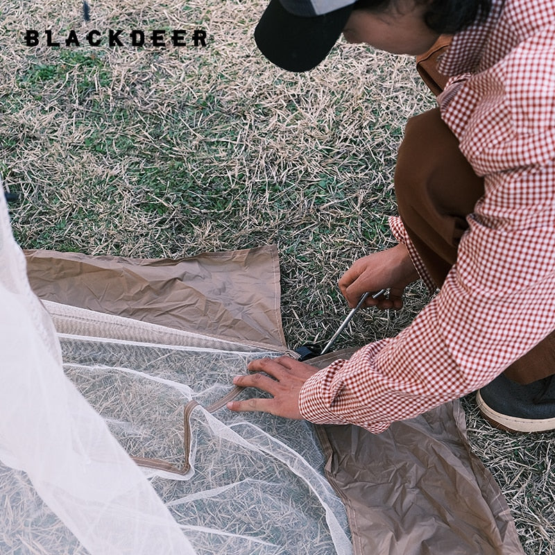 BLACKDEER Summer Canopy Anti-Mosquito Mesh Tent 5-8 People Field Camping Picnic Ventilation Tent