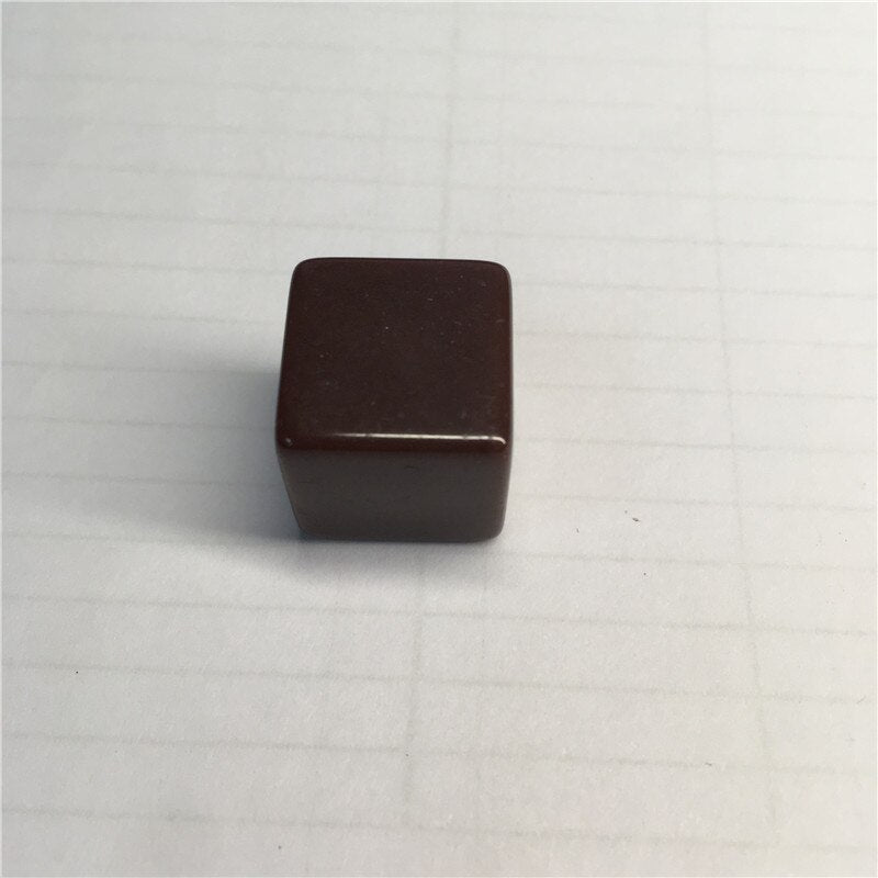 10pcs 16MM Blank Ktv Dice Paintless Plain Engravable DIY Poker Gambling Dice Chess Board Game Teaching Dice 11 Colors