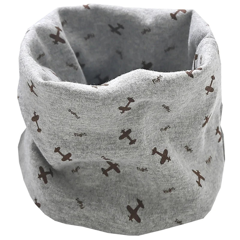 New Autumn Winter Girls Cotton Scarf Kids Scarf Bibs LIC Boys Girls Scarves Lovely Kids Collar Children Bufandas O Ring Scarf