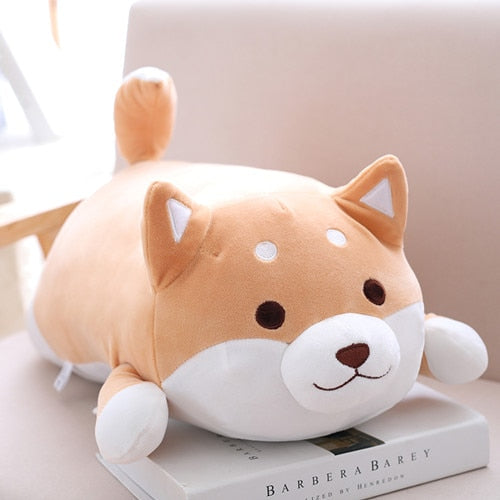 36/55 Cute Fat Shiba Inu Dog Plush Toy Stuffed Soft Kawaii Animal Cartoon Pillow Lovely for Kids Baby Children Good Quality